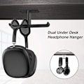 Pikkukuva 1 / 5: Peli-kuulokemikrofoni-teline, New Bee Dual Headset Stand - Yleinen 2 Wa