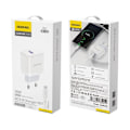 Miniatyrbild 8 av 8: Dudao A20EU USB-A 18W vegglader - hvit + USB-A - mikro USB-kabel