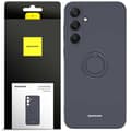 Spacecase Silikonecase Ring För Samsung Galaxy A35 5G Svart
