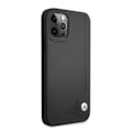 Miniatyrbillede 4 af 8: BMW LÆDER DEBOSS ETUI TIL IPHONE 12 PRO MAX - SORT