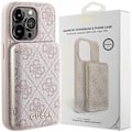 Miniatyrbild 1 av 11: Guess 4G Metal Logo-dekselsett for iPhone 14 Pro + 5000mAh MagSafe powerbank - rosa