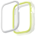 Miniatyrbild 2 av 3: UNIQ fodral Moduo Apple Watch Series 4/5/6/7/8/9/SE/SE2 44/45 mm lime-vit/lime-vit