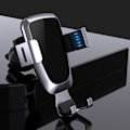 Miniatyrbillede 10 af 11: GRAVITY BILHOLDER TIL SMARTPHONE PÅ VENTILATIONSRIST, SORT