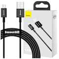 Miniatyrbild 1 av 10: Baseus Superior kabel USB - Lightning 2,4 A 2 m svart (CALYS-C01)