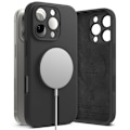 Miniatyrbillede 5 af 7: RINGKE SILIKONE MAGNETISK MAGSAFE IPHONE 16 PRO MAX SORT