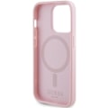Miniatyrbild 8 av 9: Guess GUHMP13XPSAHMCP-deksel til iPhone 13 Pro Max - rosa Saffiano MagSafe