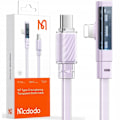 Miniatyrbild 1 av 10: MCDODO ANGLE USB-C LIGHTNING FLAT KABEL 36W IPHONE 13 14 LILLA 2M