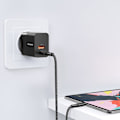 Miniatyrbild 7 av 10: Mcdodo telefonlader, Snabb, USB, USB-C, 20W, for iPhone, universal, svart