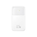 Miniatyrbild 2 av 11: Baseus Comet Series strømforsyning med skjerm 10 000 mAh 22,5 W - hvit + USB-A - USB-C-kabel