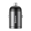 Miniatyrbild 4 av 11: Baseus Tiny Star mini smart USB billader 30W Quick Charge 3.0 grå (VCHX-A0G)