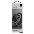 Miniatyrbild 3 av 3: UNIQ Dante armbånd Apple Watch Series 4/5/6/7/8/SE/SE2 38/40/41 mm rustfritt stål grafitt/grafitt