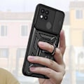 Miniatyrbild 2 av 9: Spacecase Case Cover För Oppo A15 A15S Svart Sc Camring
