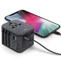 Miniatyrbild 5 av 9: En unik gutt. til nettverket. Voyage World Adapter 33W + 2xUSB + PD 18W + QC 3.0 - grå (LITHOS Collective)