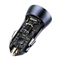 Miniatyrbild 5 av 7: Baseus Golden Contactor Pro 2x USB-A 40W billader QC SCP FCP AFC - grå