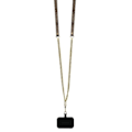 Miniatyrbild 8 av 9: Guess GUHCP16SP4TDSCPW iPhone 16 6,1" brunt/brunt hårdfodral Läder Metall Logotyp Strass Crossbody