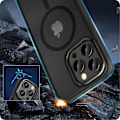 Miniatyrbillede 4 af 5: TECH-PROTECT MAGMAT "2" MAGSAFE IPHONE 15 PRO MAX MAT SORT