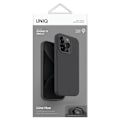 Miniatyrbild 5 av 5: UNIQ Lino Hue iPhone 15 Pro 6.1 deksel Magclick Lader grå/karbon grå