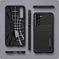 Miniatyrbild 11 av 11: SPIGEN RUGGED ARMOR GALAXY S21 FE MATT SVART