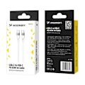 Miniatyrbillede 5 af 9: WOZINSKY WSTCC1 USB-C / USB-C PD 65W KABEL 1 M - HVID