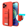 Miniatyrbild 5 av 11: Rope Case silikondeksel med snor med veskesnor til Samsung Galaxy S22 Rosa telefon