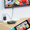 Miniatyrbillede 6 af 8: ACEFAST 2I1 OPLADER 65W USBC/USB ADAPTER HDMI4K60HZ+HVID KABEL