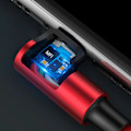 Miniatyrbillede 3 af 10: UGREEN US299 60555 VINKLET LIGHTNING / USB-A MFI-KABEL 2,4A 1M - RØD