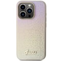 Miniatyrbild 4 av 9: Guess Saffiano Iridescent Script-deksel til iPhone 14 Pro - Gull