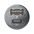 Miniatyrbild 7 av 7: 3mk Hyper billader USB-C USB-A 100W - sølv