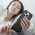 Miniatyrbillede 8 af 8: CARBON CASE SILIKONE ETUI TIL IPHONE 16 PRO MAX - SORT