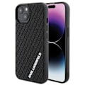 Miniatyrbillede 1 af 8: KARL LAGERFELD 3D RUBBER MULTI LOGO COVER TIL IPHONE 15 - SORT