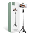 Miniatyrbild 1 av 10: TECH-PROTECT L05S BLUETOOTH SELFIE STICK STATIV OG LED LYS SORT