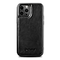 Miniatyrbillede 2 af 10: ICARER CASE CASE LÆDERCOVER TIL IPHONE 12 PRO MAX SORT