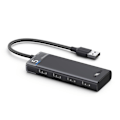 Miniatyrbild 2 av 9: Ugreen CM653 HUB med 4 USB-A-porter og USB-A-strømledning - Svart