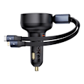 Miniatyrbild 2 av 11: Baseus Enjoyment USB-C billader med USB-C / Lightning 60W kabel - svart