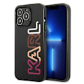 Miniatyrbillede 1 af 8: KARL LAGERFELD MULTIPINK BRAND COVER TIL IPHONE 13 PRO / IPHONE 13 - SORT