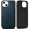 Miniatyrbillede 1 af 11: ICARER CASE LÆDERCASE MED MAGSAFE TIL IPHONE 14 PLUS BLÅ