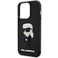 Miniatyrbillede 6 af 8: KARL LAGERFELD RUBBER IKONIK 3D ETUI TIL IPHONE 14 PRO - SORT