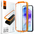 Miniatyrbillede 1 af 7: SPIGEN GLASS TR ALIGNMASTER 2 PACK - SAMSUNG GALAXY A55