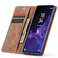 Miniatyrbild 1 av 11: Spacecase Galaxy S9+ Fodral Pålboska Ljusbrunt Läder