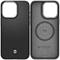 Miniatyrbillede 1 af 2: SPIGEN ENZO ARAMID MAG CASE MED MAGSAFE TIL IPHONE 15 PRO - MAT SORT