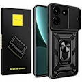 Miniatyrbild 1 av 8: Spacecase Case Cover För Xiaomi Poco C65 Redmi 13C Svart