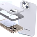 Miniatyrbillede 1 af 8: CHOETECH CASE CASE COVER MED MAGSAFE TIL IPHONE 13 HVID