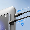 Miniatyrbild 5 av 11: Joyroom Light-Speed ​​​​Series SA25-CC5 100 W USB-C / USB-C-kabel 1,2 m - svart