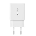 Miniatyrbillede 4 af 6: TECH-PROTECT NC30W 2-PORTS NETVÆRKSOPLADER PD30W/QC3.0 SORT