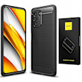 Miniatyrbild 1 av 9: Spacecase Case Kolskydd För Poco F3 Black Case Skydd