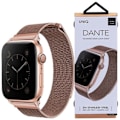 Miniatyrbild 1 av 7: UNIQ Dante armbåndsur Apple Watch Series 4/5/6/7/8/SE/SE2 38/40/41 mm rustfritt stål rosa gull/rose gull