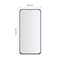 Miniatyrbillede 6 af 6: HOFI HYBRID GLAS IPHONE 11 / XR SORT HYBRID GLAS