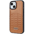 Miniatyrbillede 2 af 8: AUDI SYNTETISK LÆDER TASKE MED MAGSAFE TIL IPHONE 15 PLUS / 14 PLUS - BRUN
