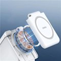 Miniatyrbillede 9 af 11: DUZZONA W20 15W 4I1 INDUKTIV OPLADER TIL IPHONE / AIRPODS / APPLE WATCH MED NATLAMPE - HVID
