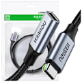 Miniatyrbild 1 av 11: Ugrønn skjøtekabel USB C 3.1 hann / hunn 10Gb/s 1m grå (US372)